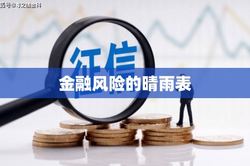 边坝金融风险的晴雨表