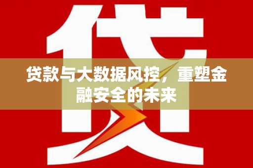 边坝贷款与大数据风控，重塑金融安全的未来