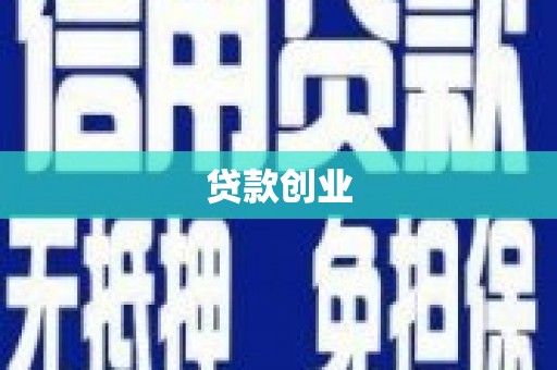 边坝贷款创业