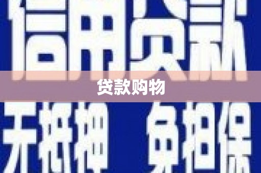 边坝贷款购物