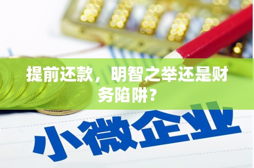 边坝提前还款，明智之举还是财务陷阱？