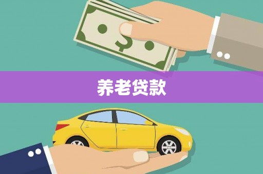 边坝养老贷款