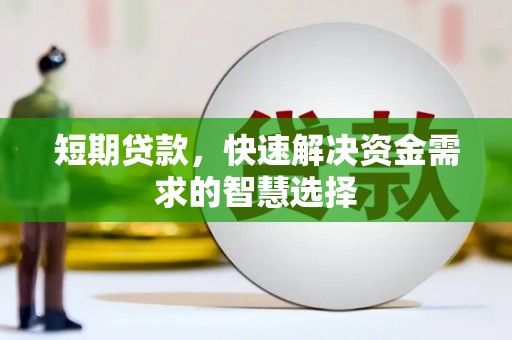 边坝短期贷款，快速解决资金需求的智慧选择