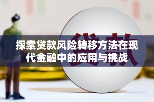 边坝探索贷款风险转移方法在现代金融中的应用与挑战