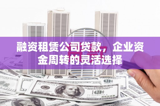 边坝融资租赁公司贷款，企业资金周转的灵活选择