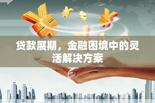 边坝贷款展期，金融困境中的灵活解决方案