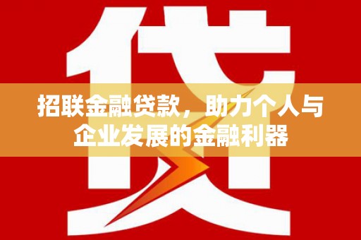 边坝招联金融贷款，助力个人与企业发展的金融利器