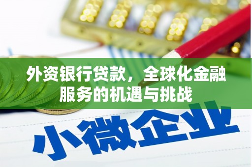 边坝外资银行贷款，全球化金融服务的机遇与挑战