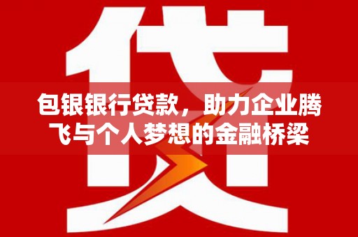 边坝包银银行贷款，助力企业腾飞与个人梦想的金融桥梁