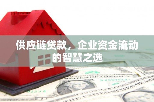 边坝供应链贷款，企业资金流动的智慧之选