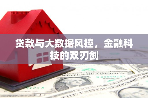 边坝贷款与大数据风控，金融科技的双刃剑
