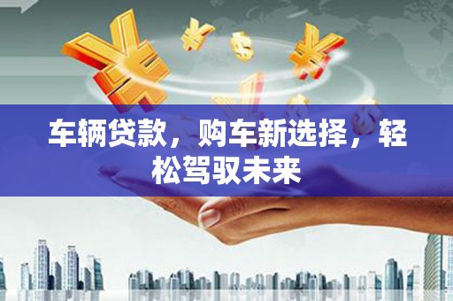 边坝车辆贷款，购车新选择，轻松驾驭未来