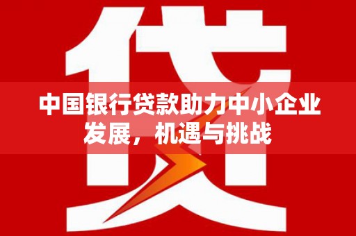 边坝中国银行贷款助力中小企业发展，机遇与挑战