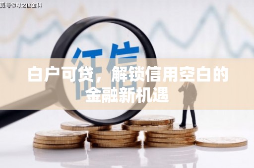 边坝白户可贷，解锁信用空白的金融新机遇