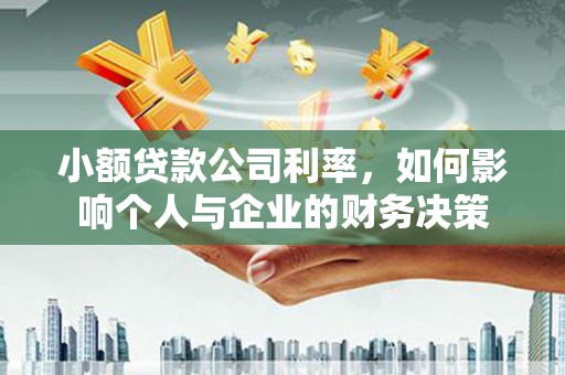 边坝小额贷款公司利率，如何影响个人与企业的财务决策