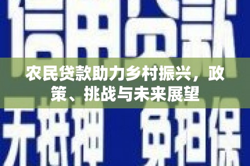 边坝农民贷款助力乡村振兴，政策、挑战与未来展望