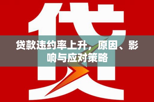 边坝贷款违约率上升，原因、影响与应对策略