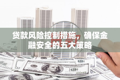 边坝贷款风险控制措施，确保金融安全的五大策略