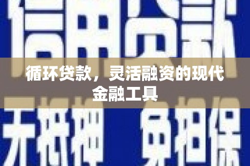 边坝循环贷款，灵活融资的现代金融工具