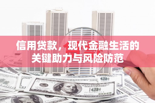 边坝信用贷款，现代金融生活的关键助力与风险防范