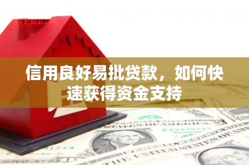 边坝信用良好易批贷款，如何快速获得资金支持