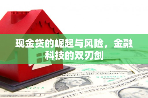 边坝现金贷的崛起与风险，金融科技的双刃剑