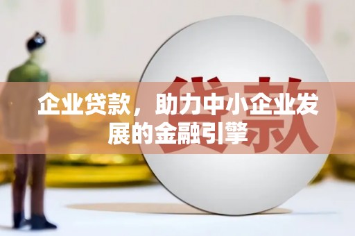 边坝企业贷款，助力中小企业发展的金融引擎