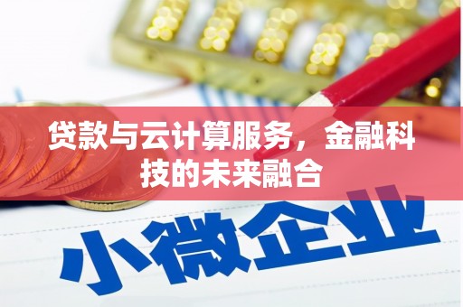 边坝贷款与云计算服务，金融科技的未来融合