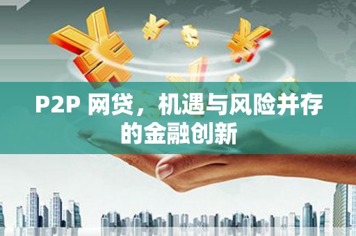 边坝P2P 网贷，机遇与风险并存的金融创新