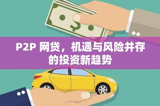 边坝P2P 网贷，机遇与风险并存的投资新趋势