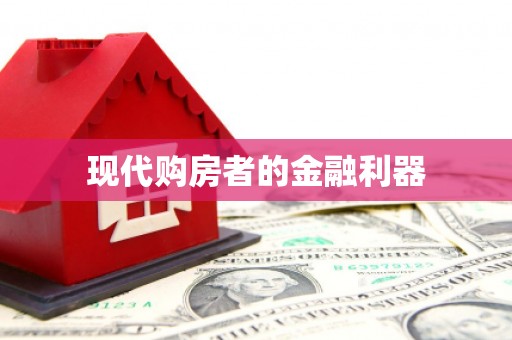 边坝现代购房者的金融利器