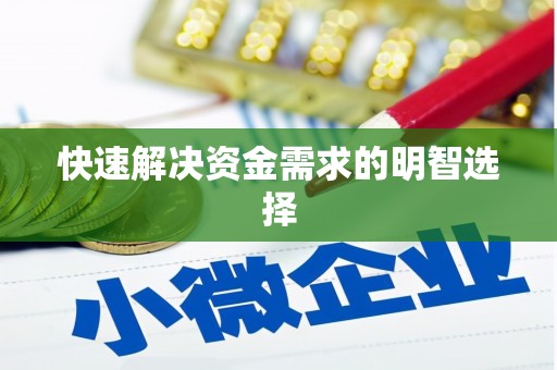 边坝快速解决资金需求的明智选择