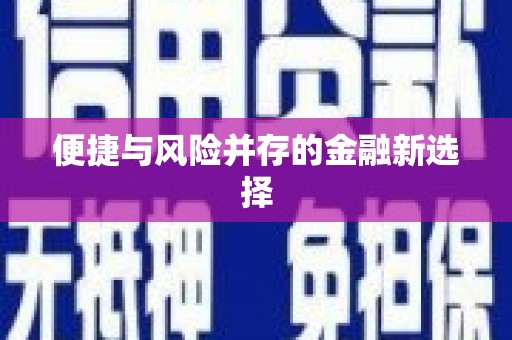 边坝便捷与风险并存的金融新选择