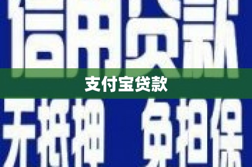 边坝支付宝贷款