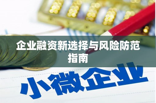 边坝企业融资新选择与风险防范指南