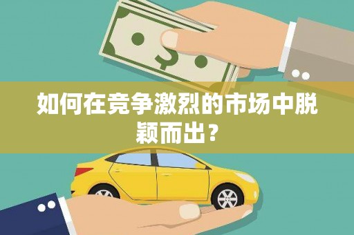 边坝如何在竞争激烈的市场中脱颖而出？