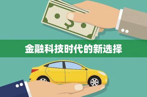 边坝金融科技时代的新选择
