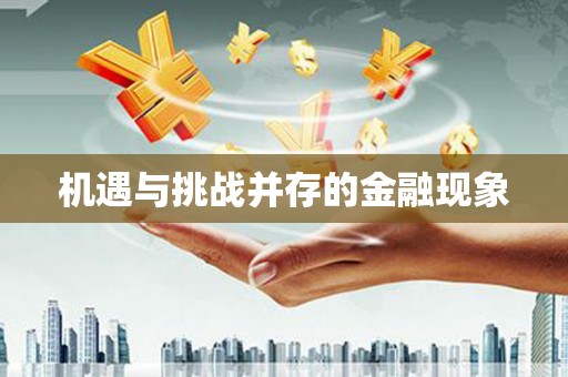 边坝机遇与挑战并存的金融现象
