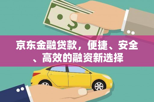 边坝京东金融贷款，便捷、安全、高效的融资新选择